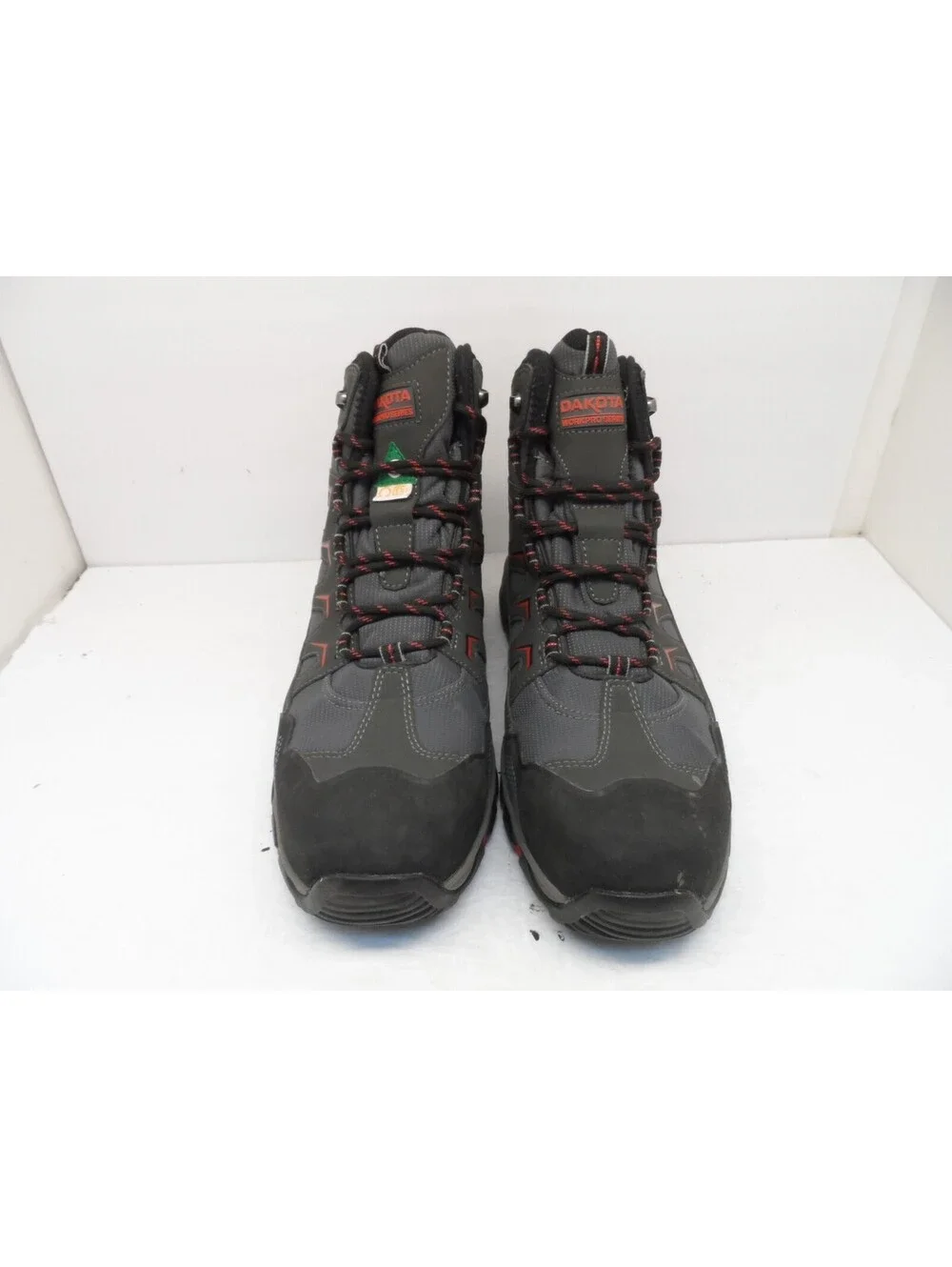 DAKOTA Men's 2127 Steel Toe Steel Plate WP Mid-Cut Safety Hiking Boot Size 12W/L